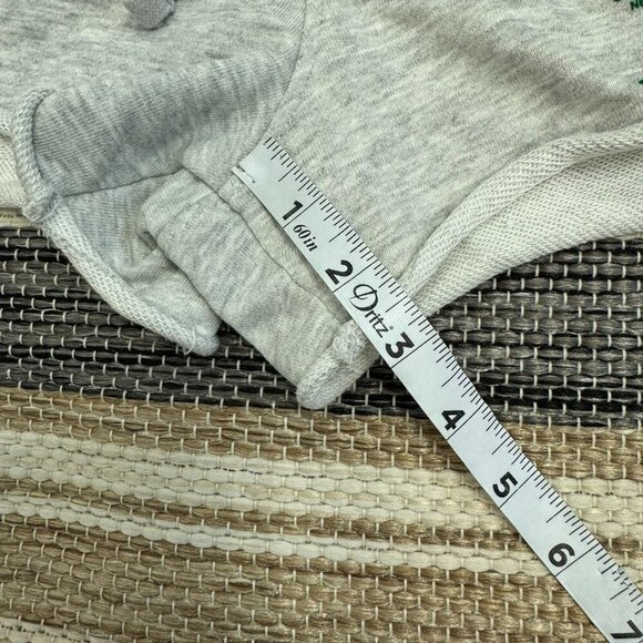 Zara Women's Cropped Brooklyn Sweatshirt Short Outfit Set Gray Fleece Size Small - Picture 16 of 16